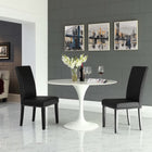 Modway Parcel Vinyl Dining Side Chair Set of 2