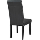 Modway Parcel Vinyl Dining Side Chair Set of 4