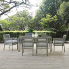 Modway Aura 7 Piece Outdoor Patio Wicker Rattan Set