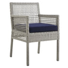 Modway Aura Outdoor Patio Wicker Rattan Dining Armchair Set of 2