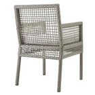 Modway Aura Outdoor Patio Wicker Rattan Dining Armchair Set of 2