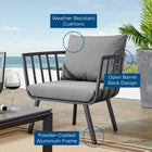 Modway Riverside Outdoor Patio Aluminum Armchair