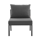 Modway Riverside Outdoor Patio Aluminum Armless Chair