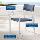 Modway Raleigh Stackable Outdoor Patio Aluminum Dining Armchair