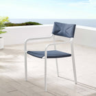 Modway Raleigh Stackable Outdoor Patio Aluminum Dining Armchair