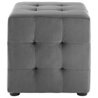 Modway Contour Tufted Cube Performance Velvet Ottoman