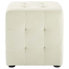 Modway Contour Tufted Cube Performance Velvet Ottoman