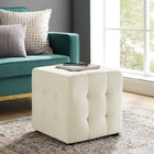Modway Contour Tufted Cube Performance Velvet Ottoman