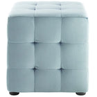 Modway Contour Tufted Cube Performance Velvet Ottoman