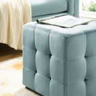 Modway Contour Tufted Cube Performance Velvet Ottoman