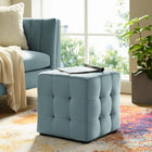 Modway Contour Tufted Cube Performance Velvet Ottoman