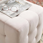Modway Contour Tufted Cube Performance Velvet Ottoman