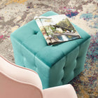 Modway Contour Tufted Cube Performance Velvet Ottoman