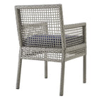 Modway Aura Outdoor Patio Wicker Rattan Dining Armchair Set of 4