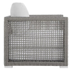 Modway Aura 4 Piece Outdoor Patio Wicker Rattan Set