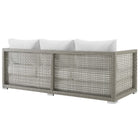 Modway Aura 4 Piece Outdoor Patio Wicker Rattan Set