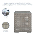 Modway Aura 3 Piece Outdoor Patio Wicker Rattan Set EEI-3597
