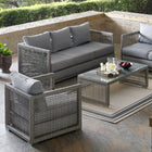 Modway Aura 3 Piece Outdoor Patio Wicker Rattan Set EEI-3599