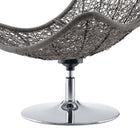 Modway Brighton Wicker Rattan Outdoor Patio Swivel Lounge Chair