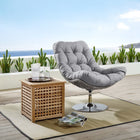 Modway Brighton Wicker Rattan Outdoor Patio Swivel Lounge Chair