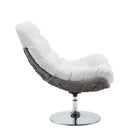 Modway Brighton Wicker Rattan Outdoor Patio Swivel Lounge Chair