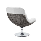 Modway Brighton Wicker Rattan Outdoor Patio Swivel Lounge Chair