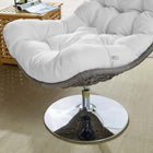 Modway Brighton Wicker Rattan Outdoor Patio Swivel Lounge Chair