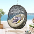 Modway Hide Sunbrella® Fabric Swing Outdoor Patio Lounge Chair Without Stand
