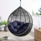 Modway Garner Teardrop Outdoor Patio Swing Chair Without Stand