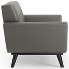 Modway Engage Top-Grain Leather Living Room Lounge Accent Armchair