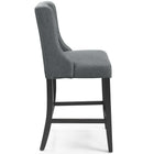 Modway Baronet Tufted Button Upholstered Fabric Counter Stool