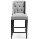 Modway Baronet Tufted Button Upholstered Fabric Counter Stool