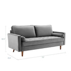 Modway Valour Performance Velvet Sofa