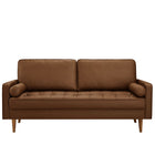 Modway Valour Tufted Vegan Leather Sofa