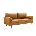 Modway Valour Tufted Vegan Leather Sofa