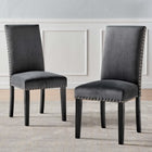 Modway Parcel Performance Velvet Dining Side Chairs Set of 2