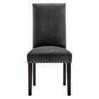 Modway Parcel Performance Velvet Dining Side Chairs Set of 2
