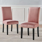 Modway Parcel Performance Velvet Dining Side Chairs Set of 2
