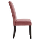 Modway Parcel Performance Velvet Dining Side Chairs Set of 2