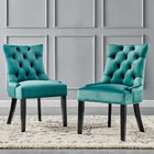 Modway Regent Tufted Performance Velvet Dining Side Chairs Set of 2