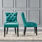 Modway Regent Tufted Performance Velvet Dining Side Chairs Set of 2