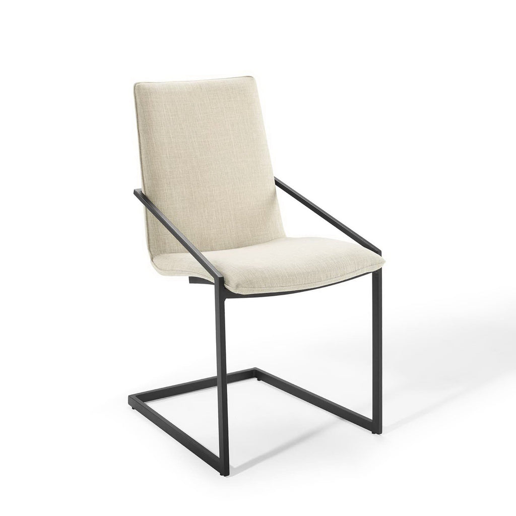 Modway Pitch Upholstered Fabric Dining Armchair  