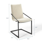 Modway Pitch Upholstered Fabric Dining Armchair