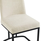 Modway Amplify Sled Base Upholstered Fabric Dining Side Chair