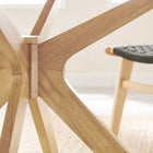 Modway Crossroads 47" Round Wood Dining Table