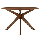 Modway Crossroads 47" Round Wood Dining Table