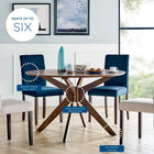 Modway Crossroads 47" Round Wood Dining Table