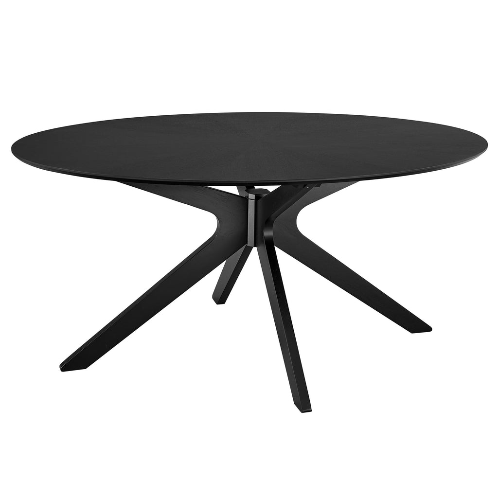 Modway Crossroads 63" Oval Wood Dining Table  