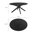 Modway Crossroads 63" Oval Wood Dining Table