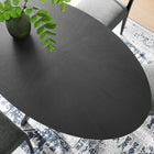 Modway Crossroads 71" Oval Wood Dining Table